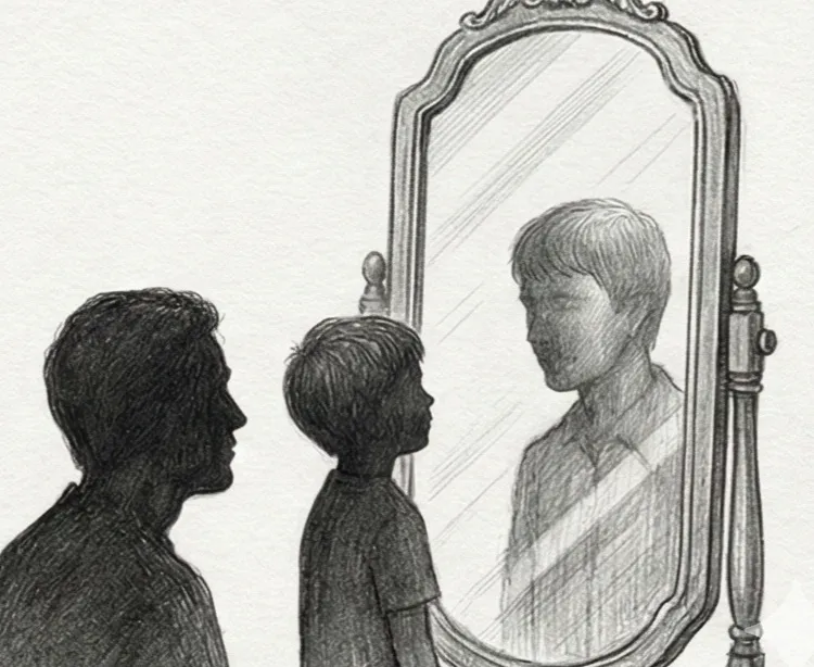 Un enfant jouant dans la lumière, symbolisant l'innocence et l'enfant intérieur