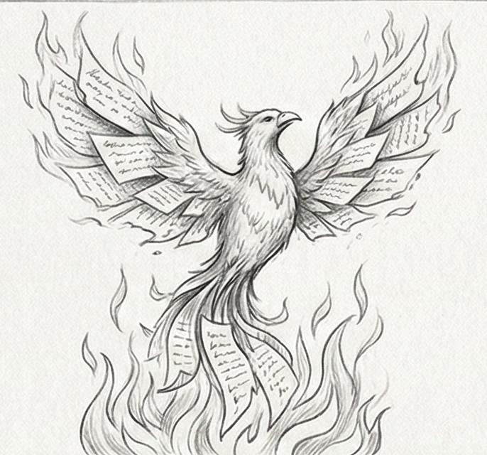 Des flammes dansantes dans l'obscurité, symbolisant la transformation et la passion dans les rêves