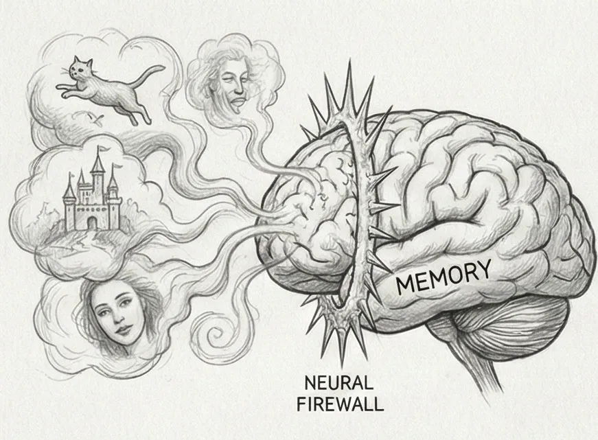 Illustration des ondes cérébrales pendant le sommeil