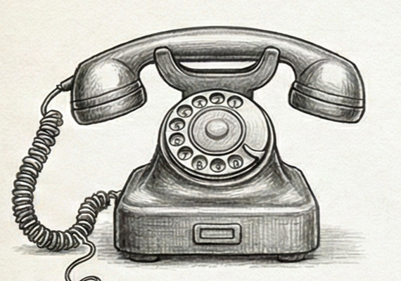 Un téléphone symbolisant la communication, les connexions et les messages